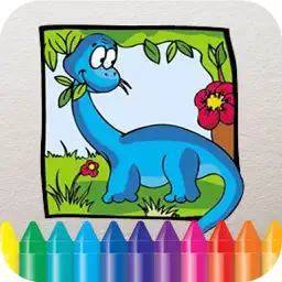 恐龙图画书 - 恐龙绘画为孩子免费游戏